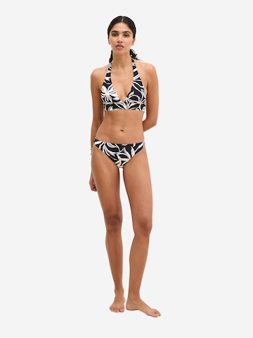 Bas de bikini ' Abstract Floral ' Marc O'Polo en noir : devant