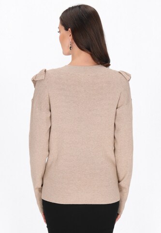 Cardigan usha BLACK LABEL en beige