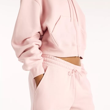 Giacca di felpa 'Trackside Fleece Full Zip' di new balance in rosa