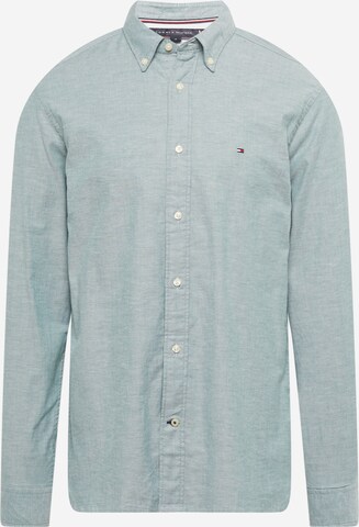 TOMMY HILFIGER - Camisa en verde: frente