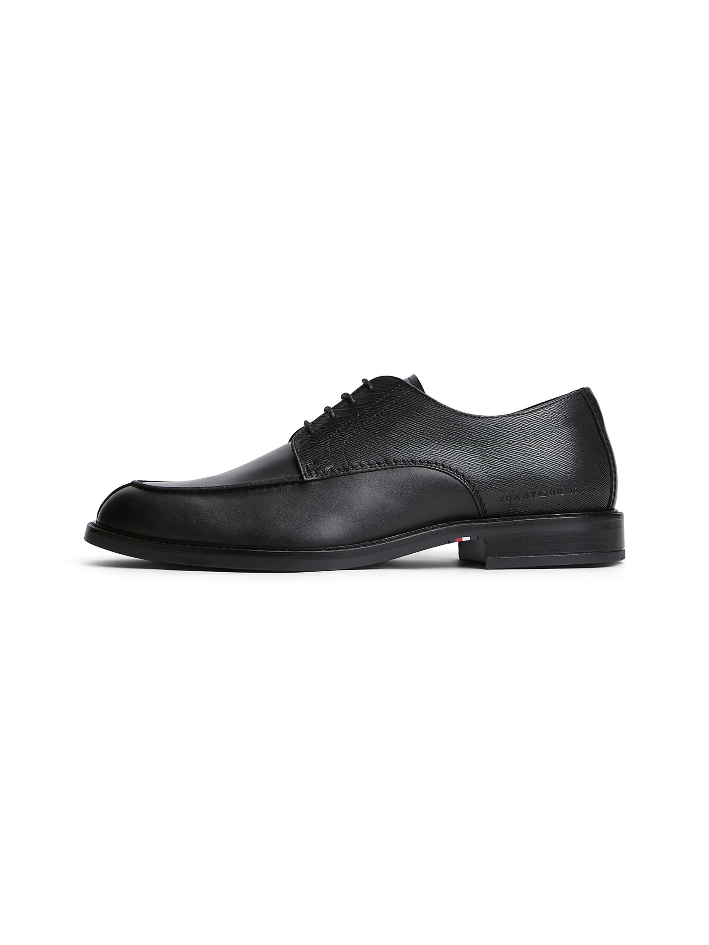 TOMMY HILFIGER Lace-Up Shoes in Black: front