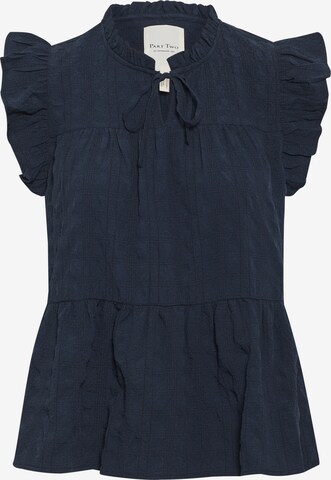 Chemisier 'Gimaline' Part Two en bleu : devant