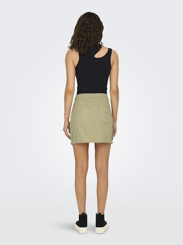 ONLY Skirt 'NIKA' in Beige