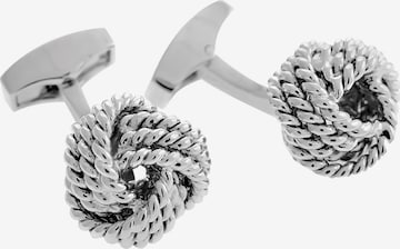 Tateossian London Manschettenknöpfe 'Knot' in Silber: predná strana