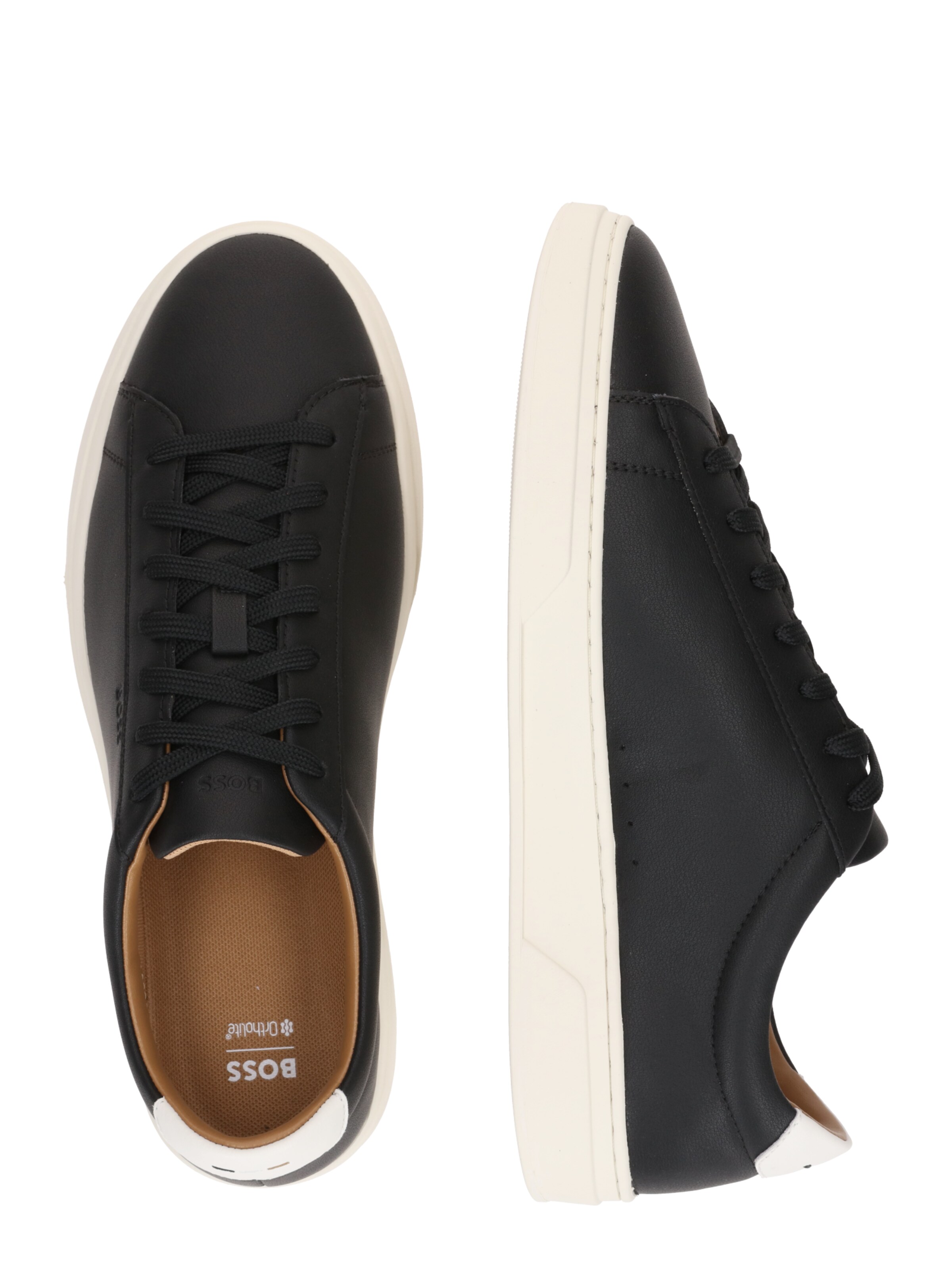 BOSS Низкие кроссовки 'Kieran' в Черный