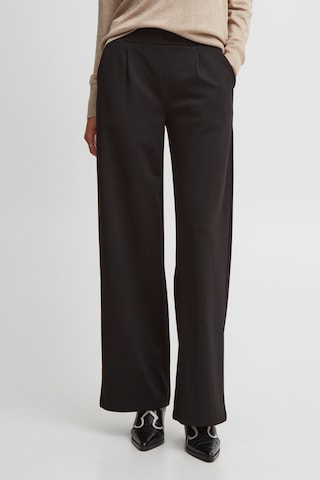 b.young Loose fit Pants in Black: front