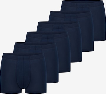 SCHIESSER Boxershorts '95/5 Essentials - Organic Cotton' in Blauw: voorkant