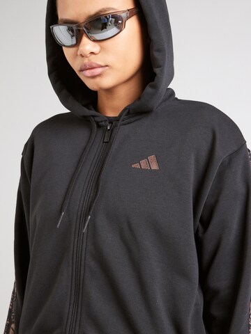 Veste de survêtement '3S' ADIDAS SPORTSWEAR en noir