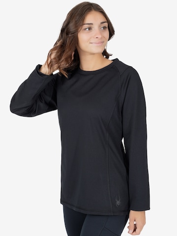 Spyder Koszulka funkcyjna w kolorze czarny: przód