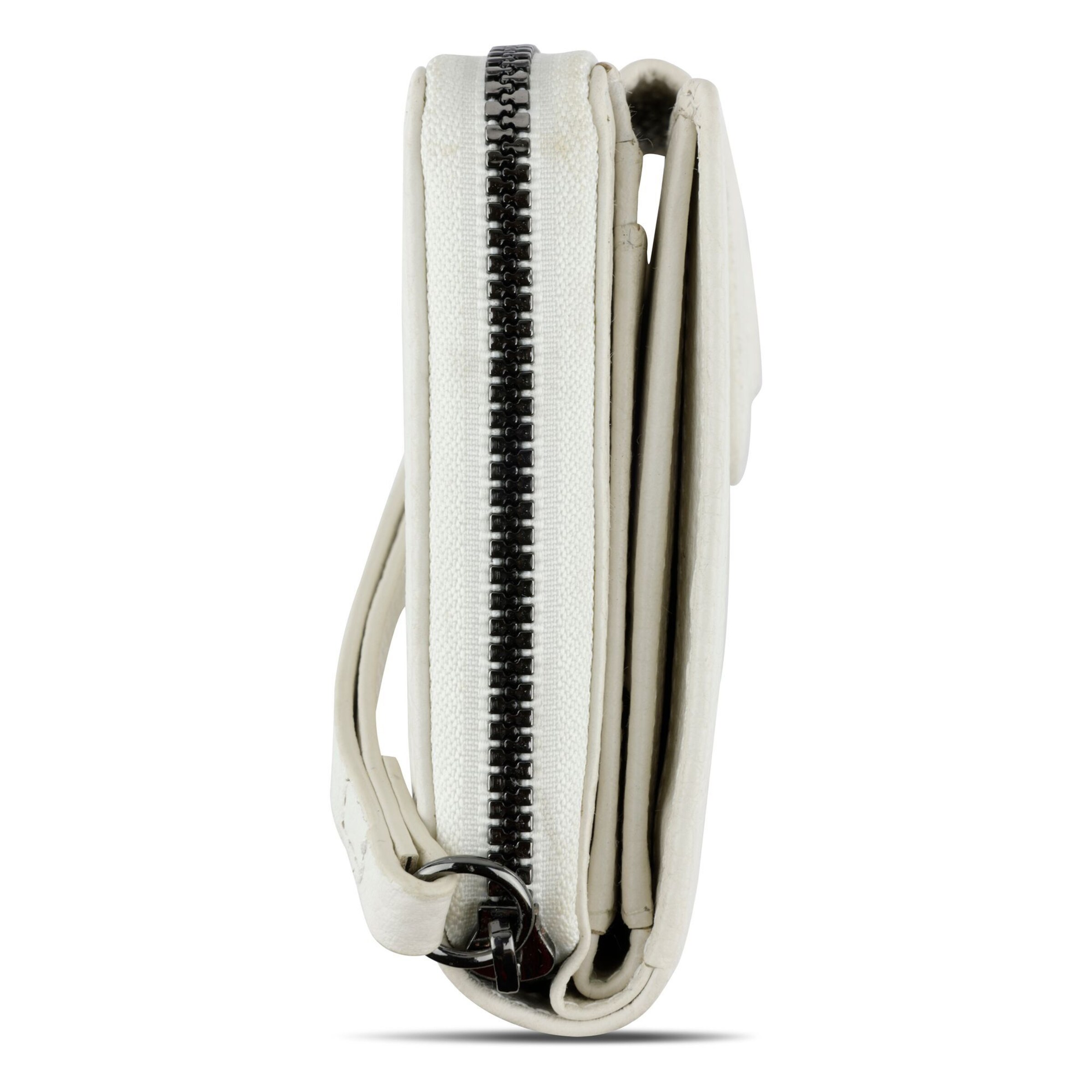 Portamonete 'Elsa' di bugatti in bianco