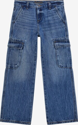 GUESS Regular Jeans 'Cargo' in Blue: front