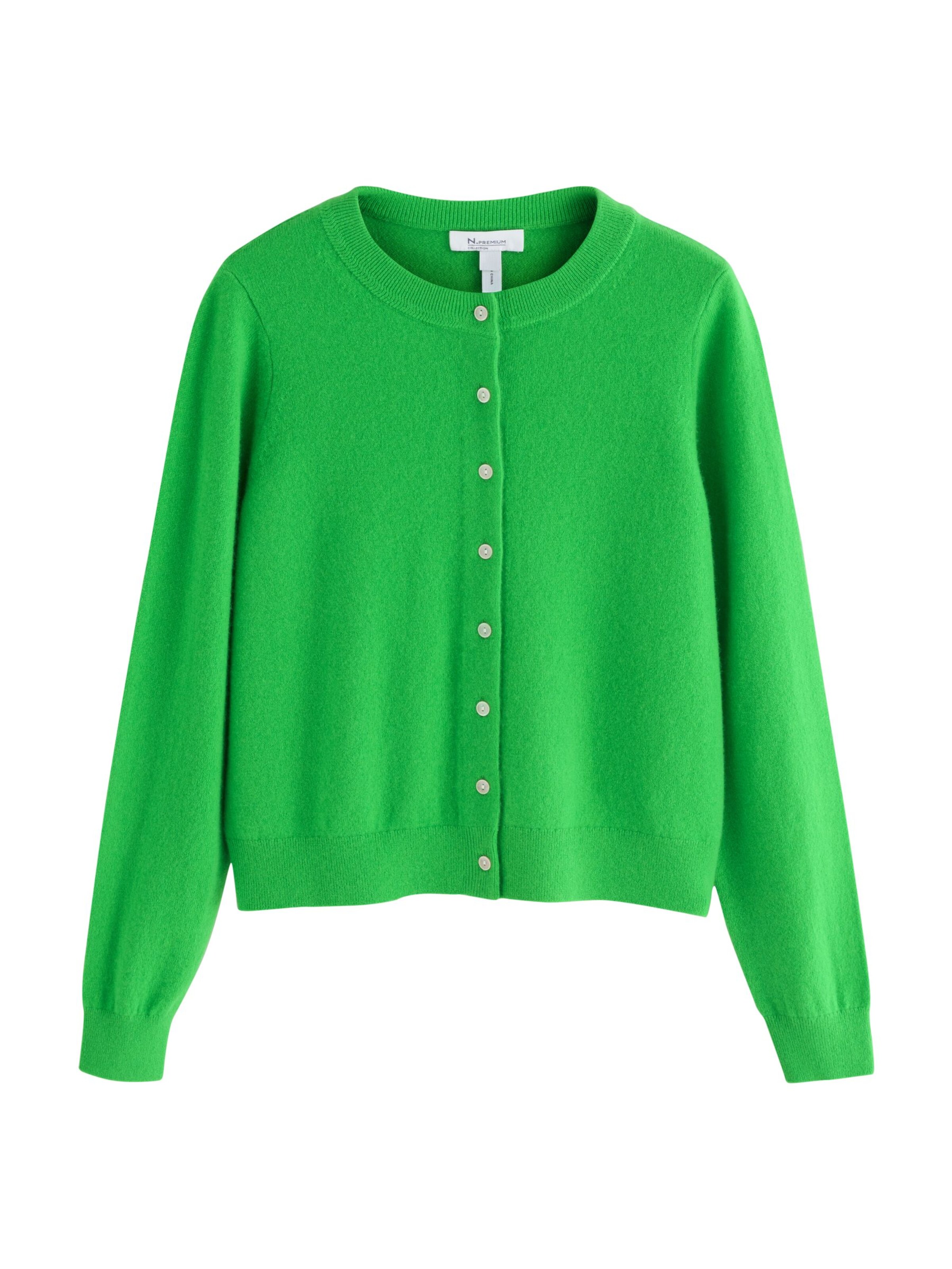 Next - Cárdigan en verde: frente