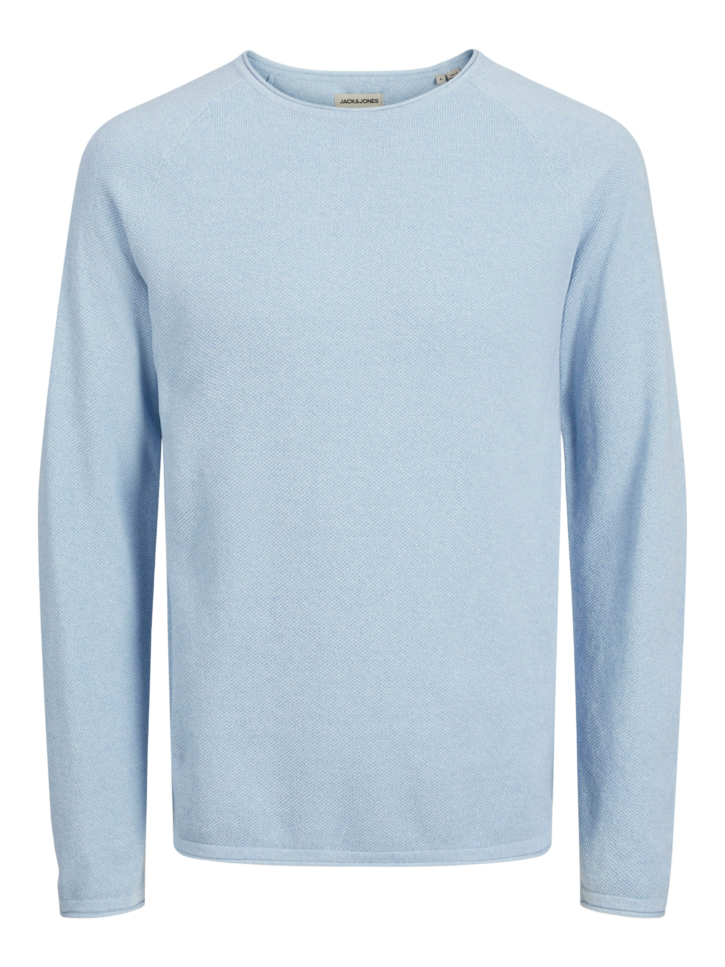 JACK & JONES Trui 'JJEHill' in Blauw: voorkant