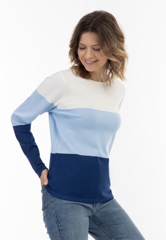 usha BLUE LABEL Pullover in Blau