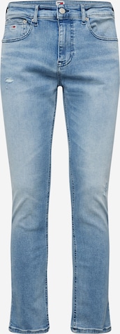 Tommy Jeans Slimfit Jeans 'AUSTIN' in Blauw: voorkant