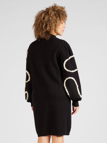 Abito in maglia di Object Curve in nero