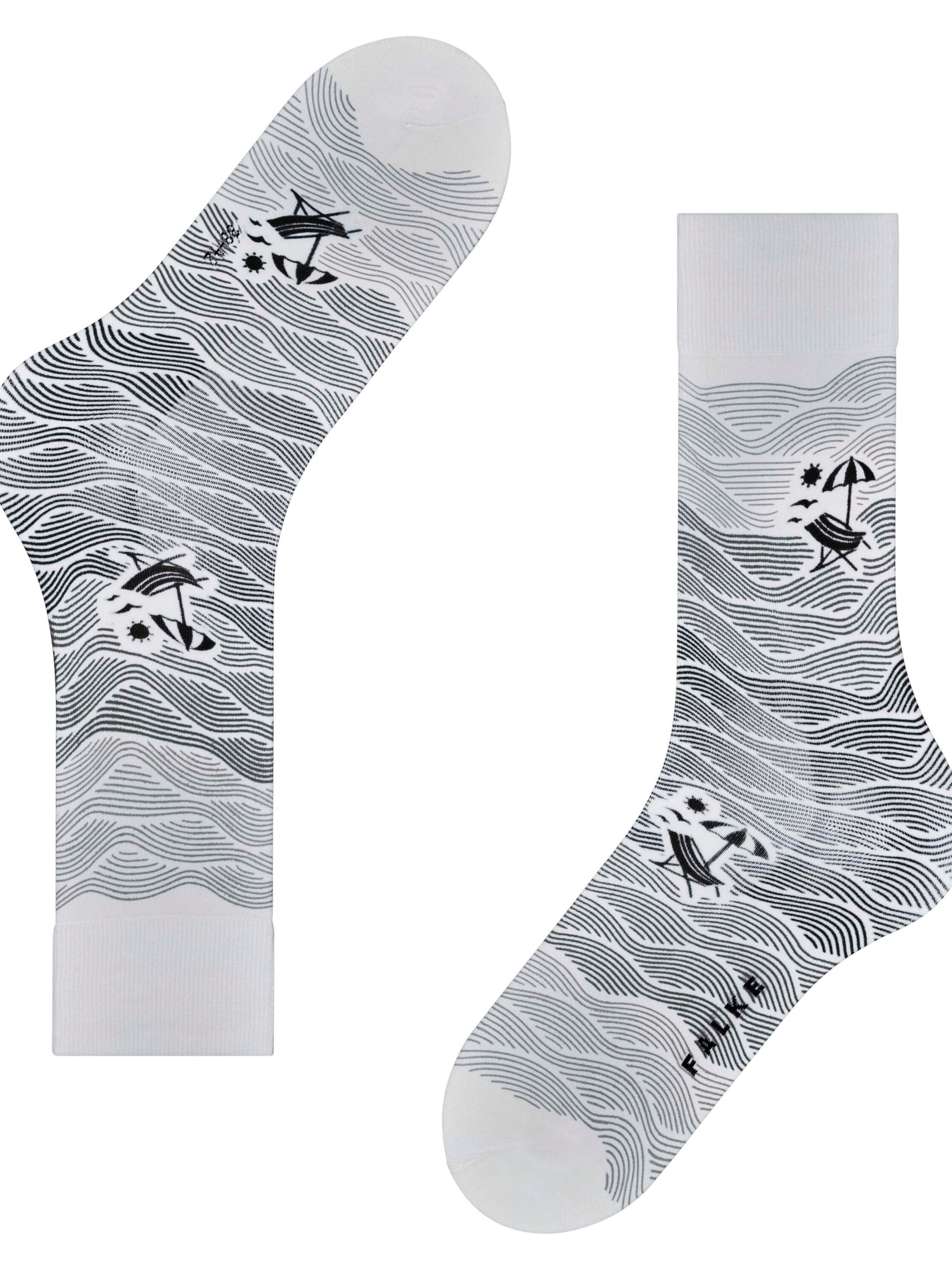FALKE Socks 'Plage' in Black