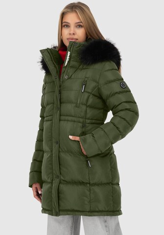alife & kickin Winter Coat in Green