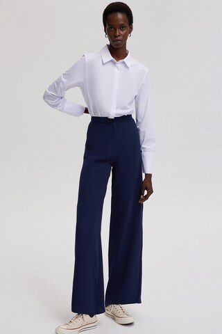 Touche Prive Wide leg Broek in Blauw