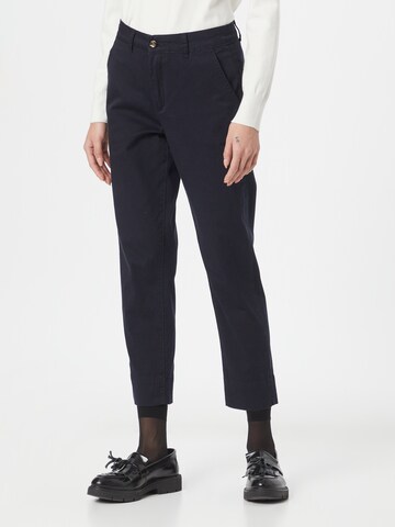 Regular Pantalon chino 'Thareza' Claire en bleu : devant