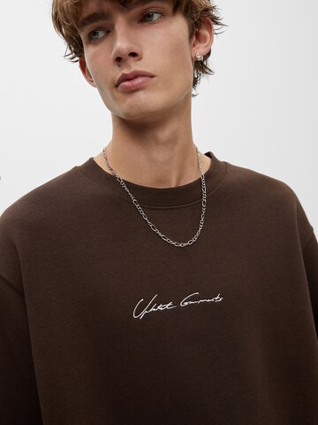 Sweat-shirt Pull&Bear en marron