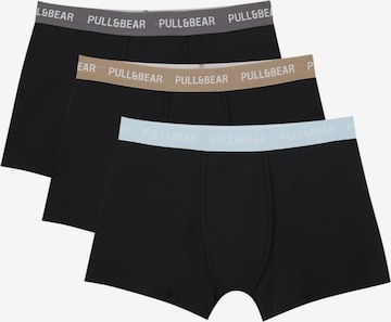 Pull&Bear Boksarice | črna barva: sprednja stran