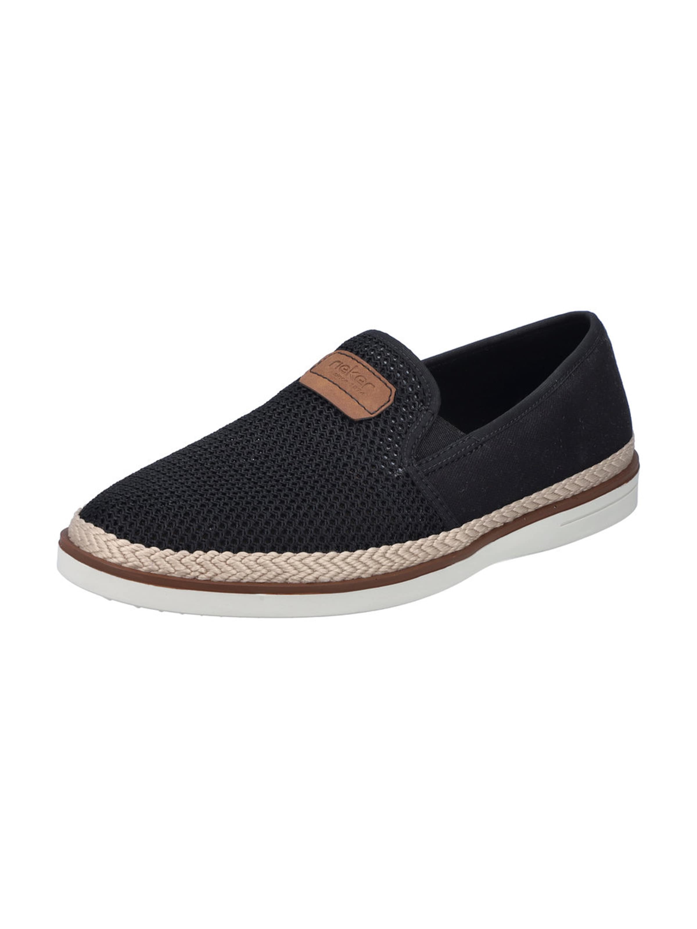Slip on 'B2366' Rieker en noir : devant