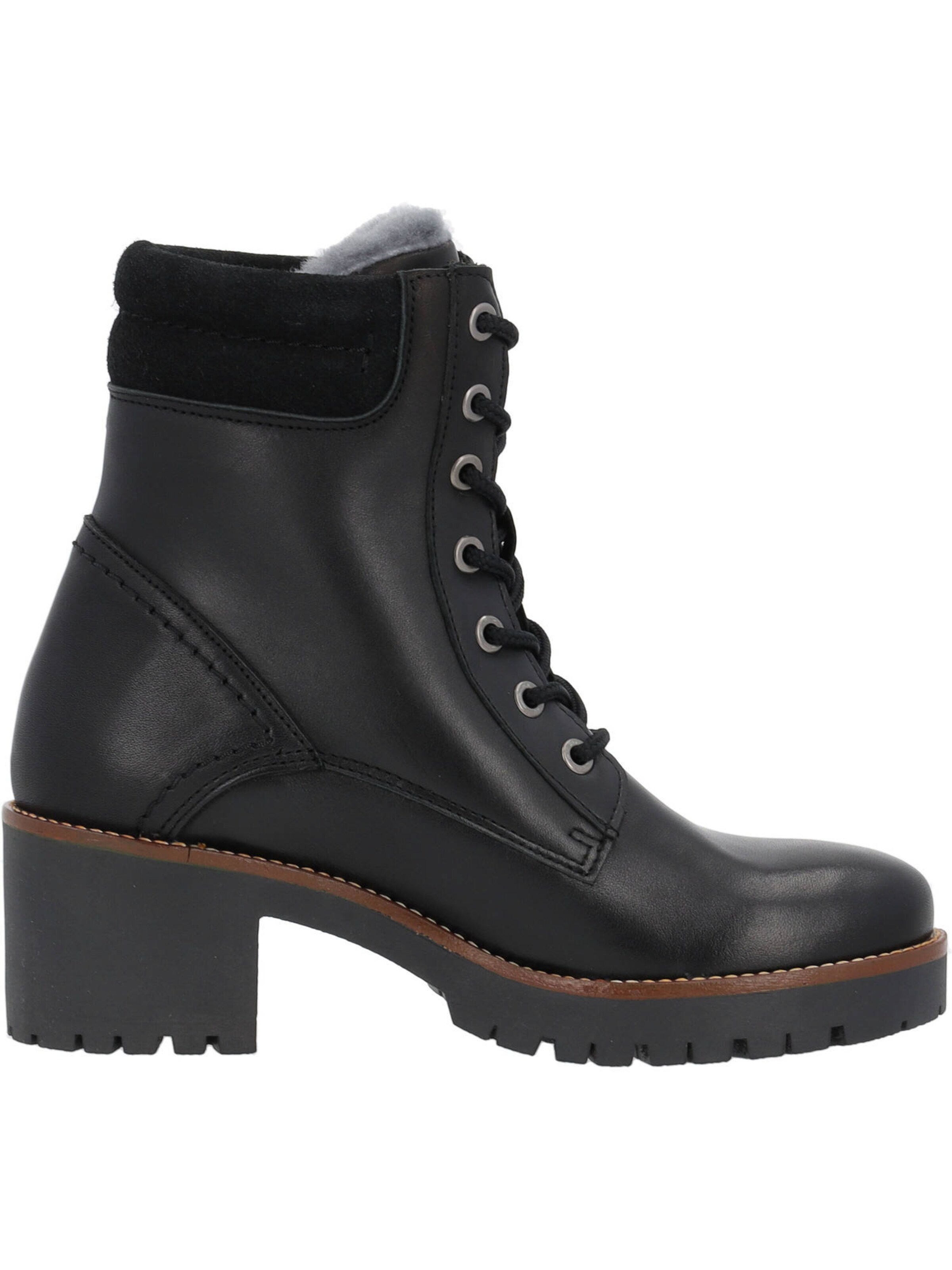 Palado Gležnarji z vezalkami 'Skarda' | črna barva