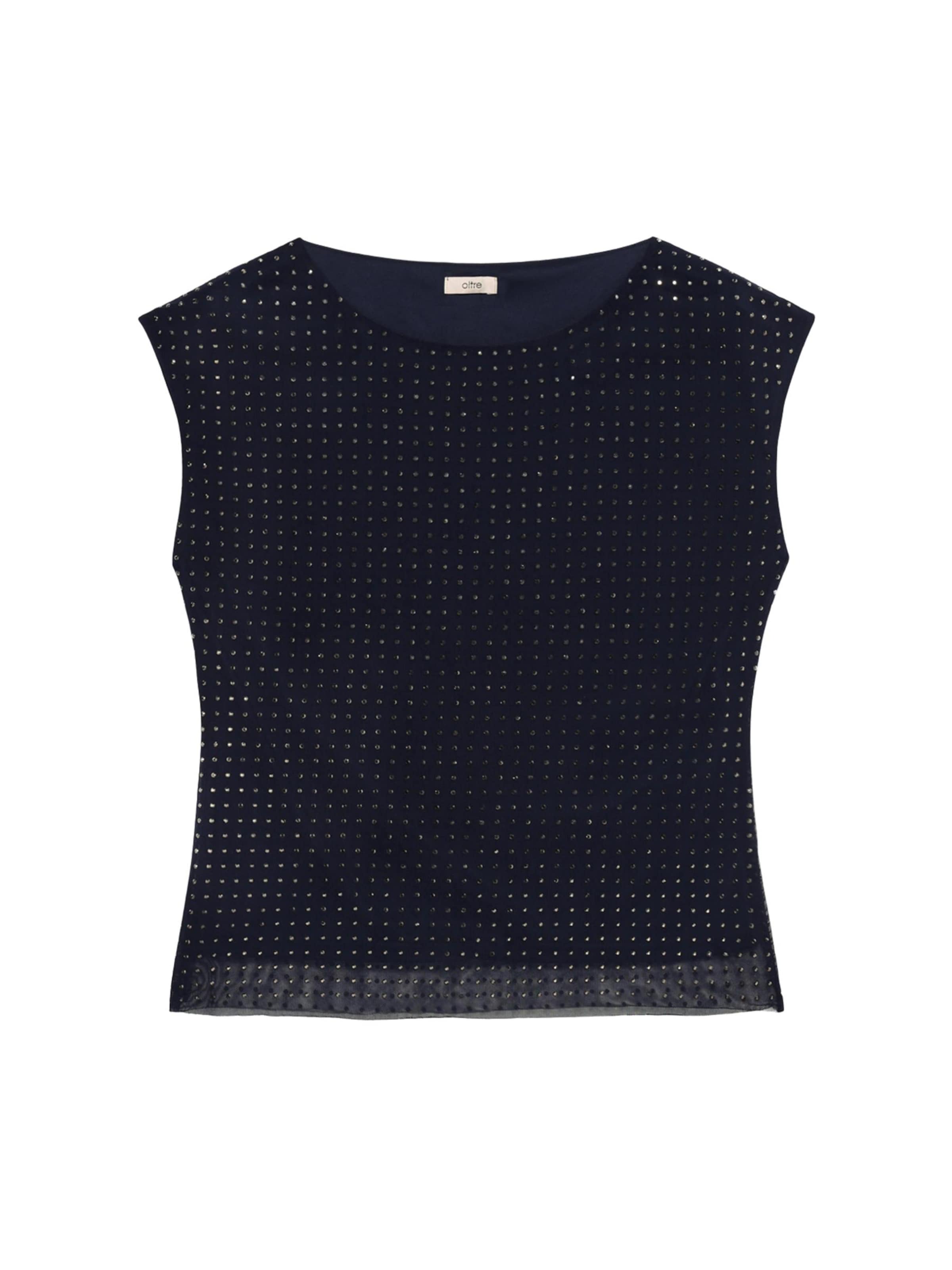 oltre - Top en azul: frente