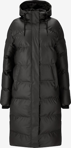 Weather Report Winter Coat in Black: front
