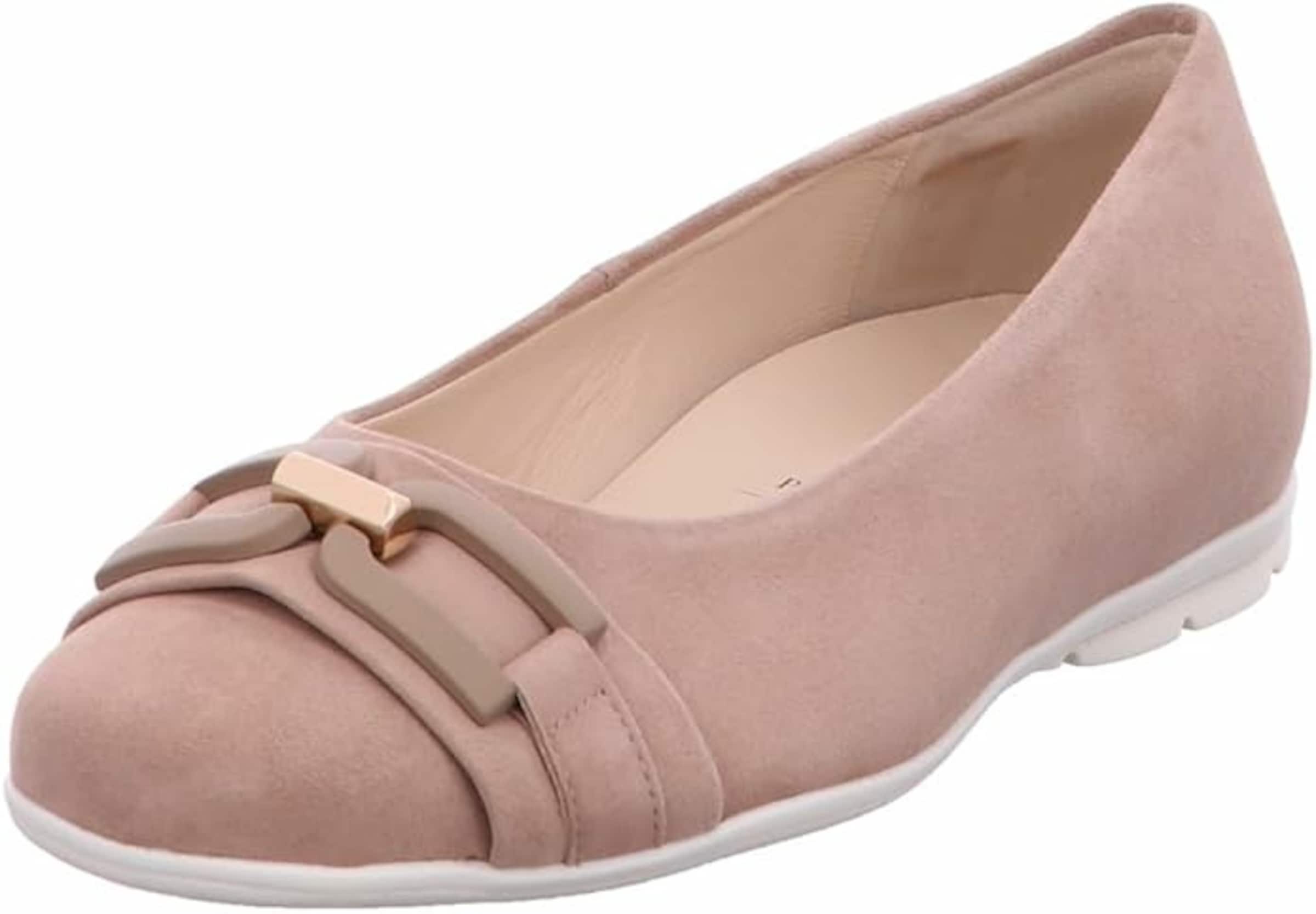 HASSIA Ballet Flats in Beige: front