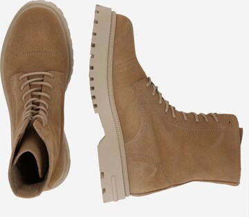 Tommy Jeans - Botas con cordones en beige