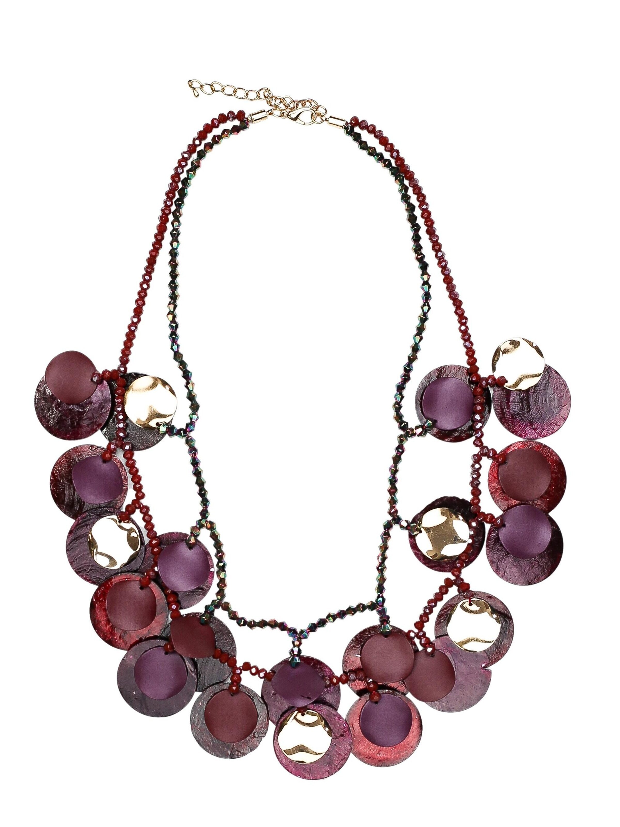 COLLEZIONE ALESSANDRO Necklace 'Muschel' in Onesize in Red, Item view
