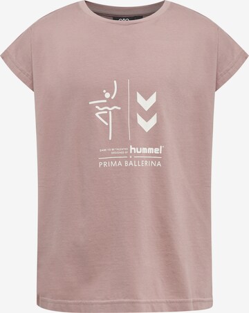 T-Shirt Hummel en rose : devant