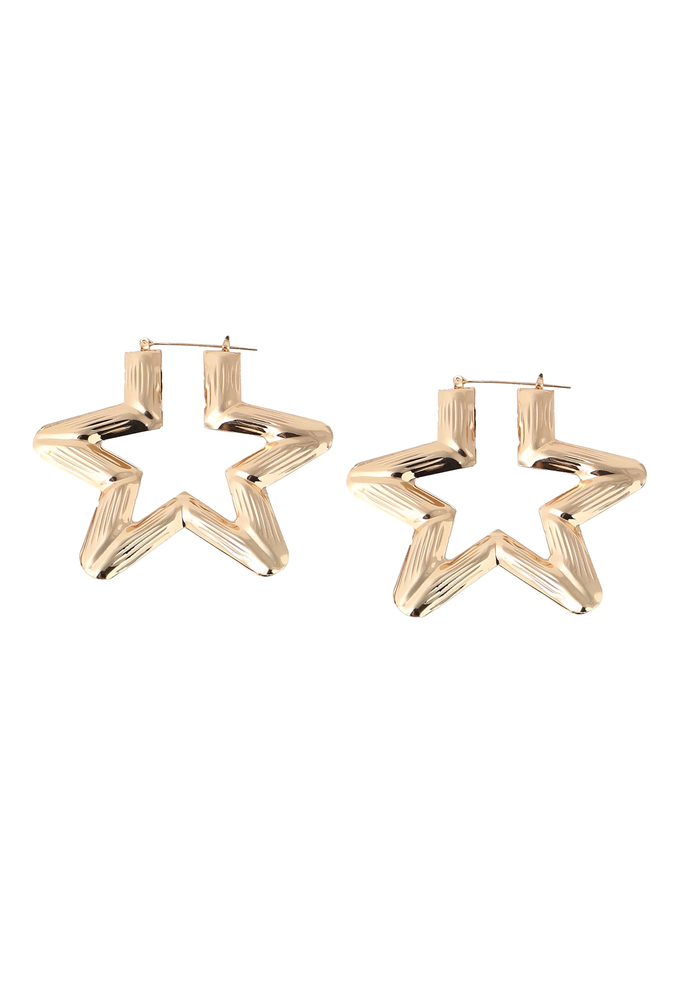 SOHI Náušnice 'Kodey' - Zlatá: predná strana