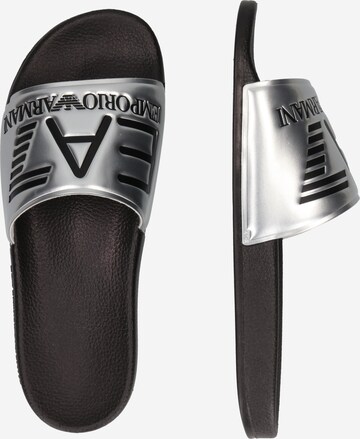 EA7 Emporio Armani Beach & Pool Shoes in Silver