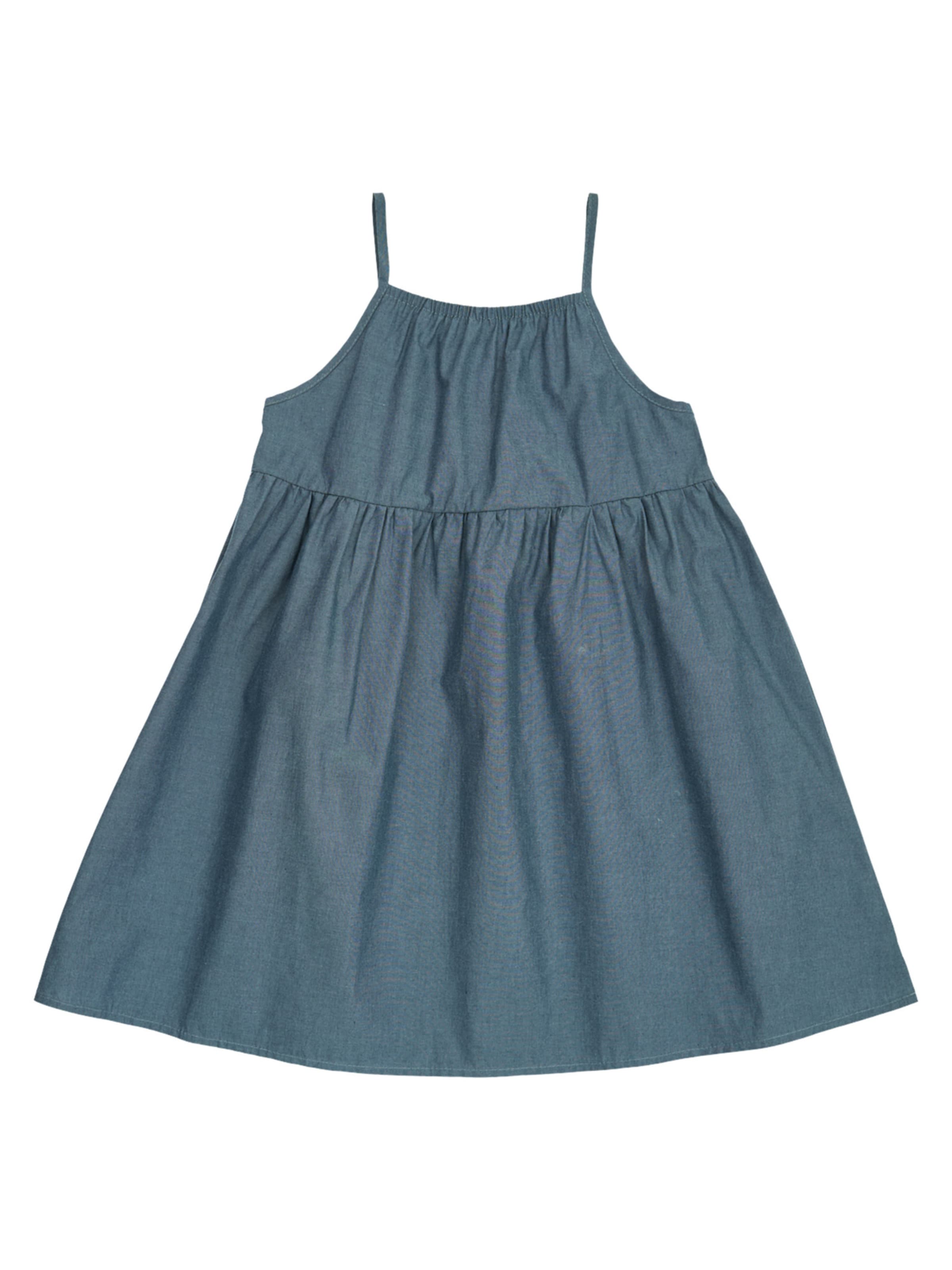Robe Müsli by GREEN COTTON en bleu : devant