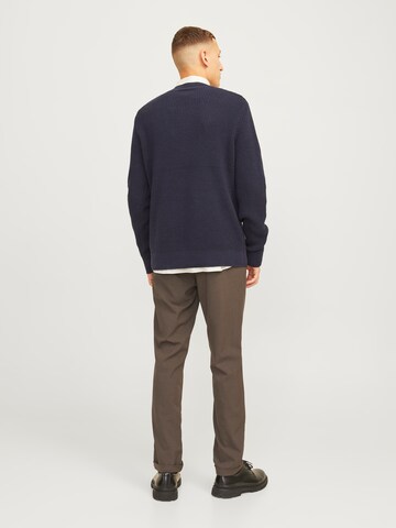 JACK & JONES Slimfit Chinosy 'JPSTMarco JJConnor' w kolorze brązowy
