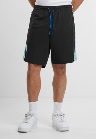 Pequs Loose fit Trousers 'Football' in Black: front