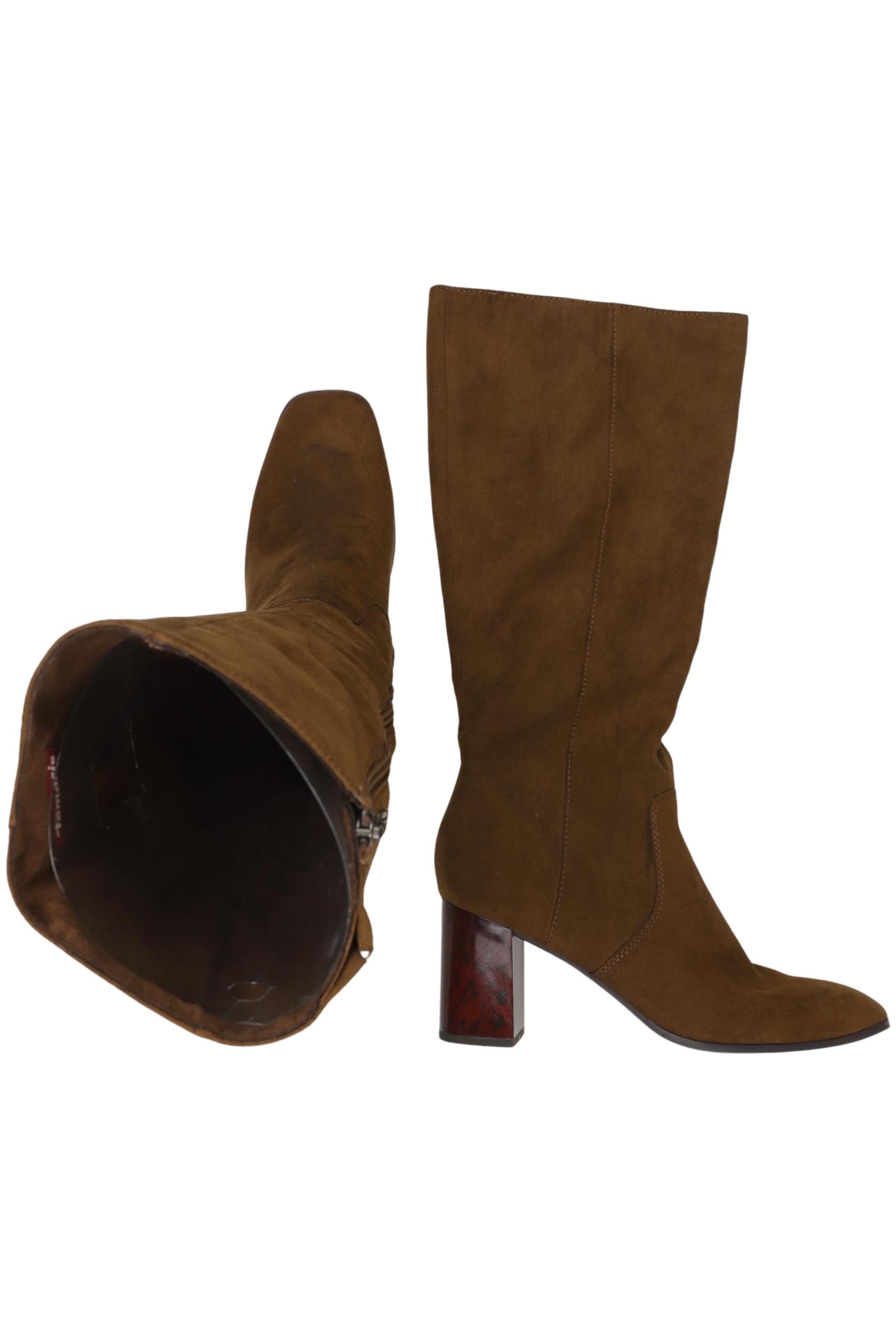 Tamaris Dress Boots in 39 in Brown: front
