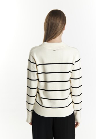 DreiMaster Klassik Sweater in White