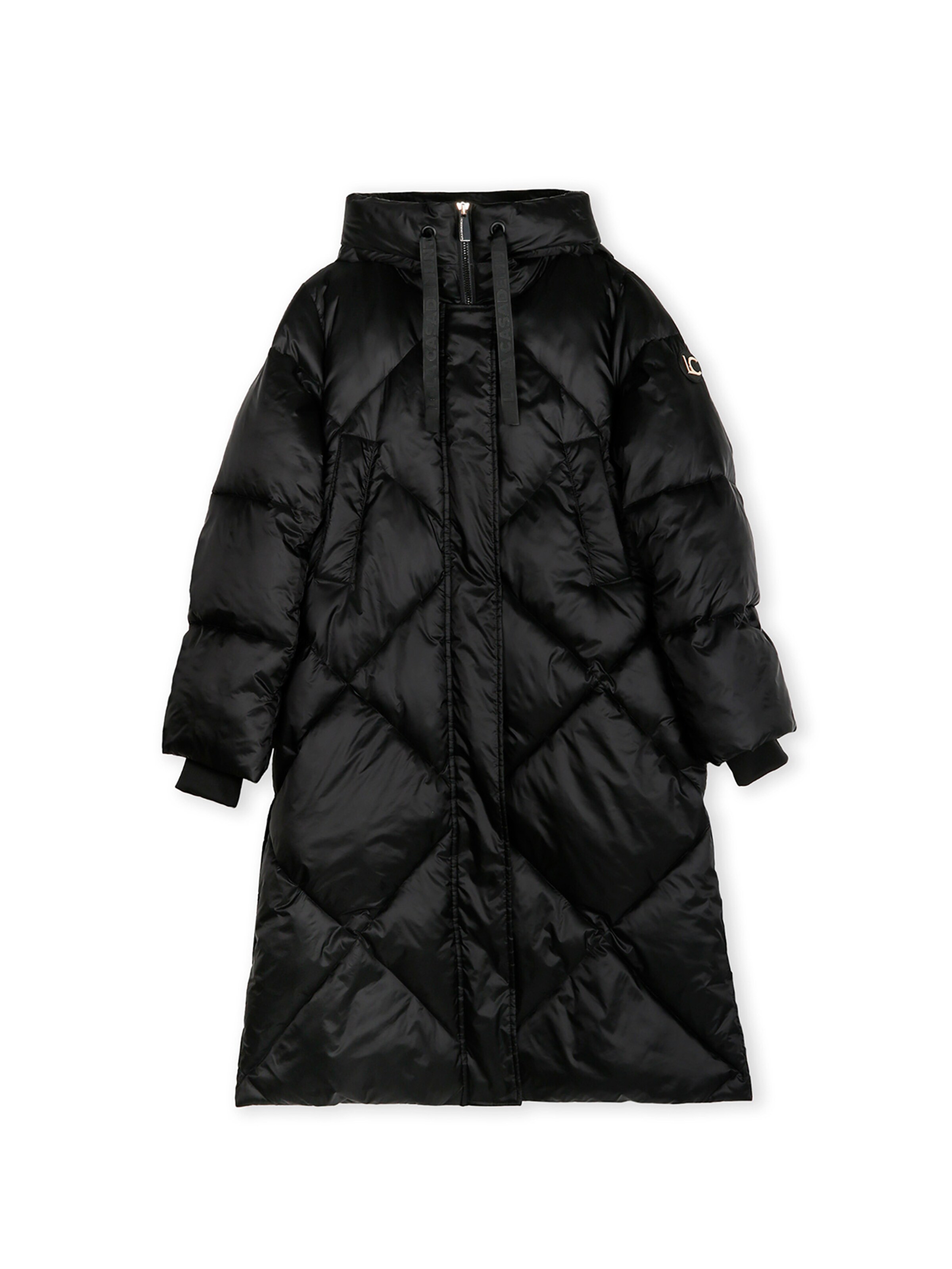 Lola Casademunt Zimný kabát - Čierna: predná strana