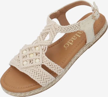 Palado Strap sandal 'Balhice' in Beige: front