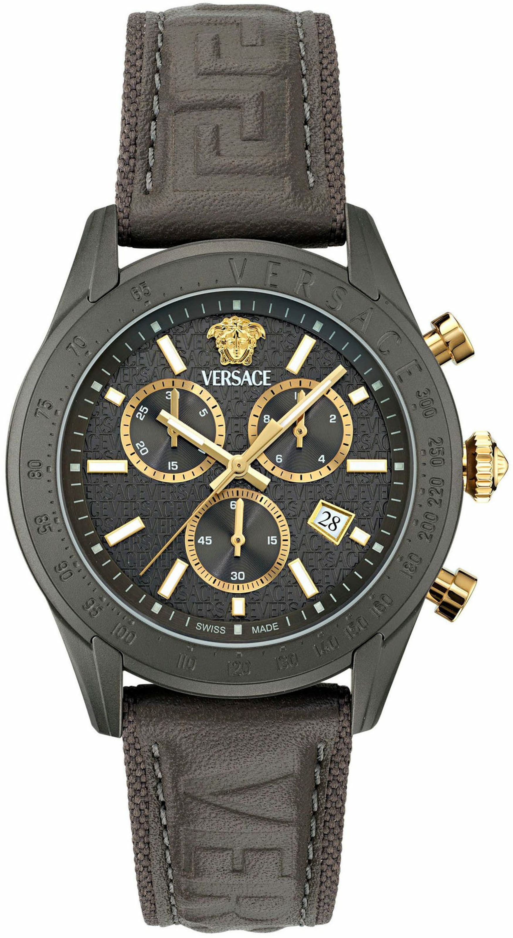 VERSACE Analog watch in Dark grey, Item view