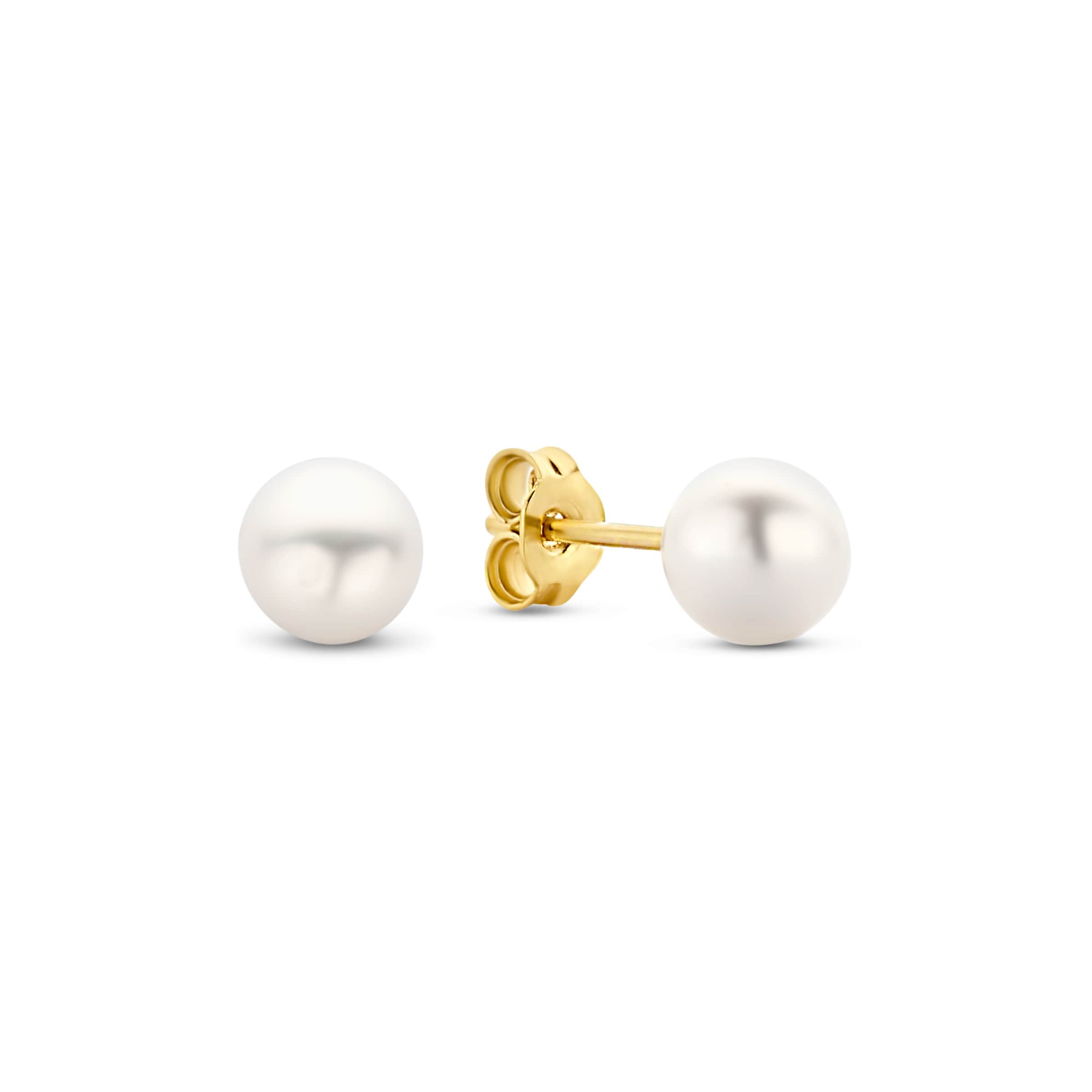 Beloro Jewels Earrings in Gold: front