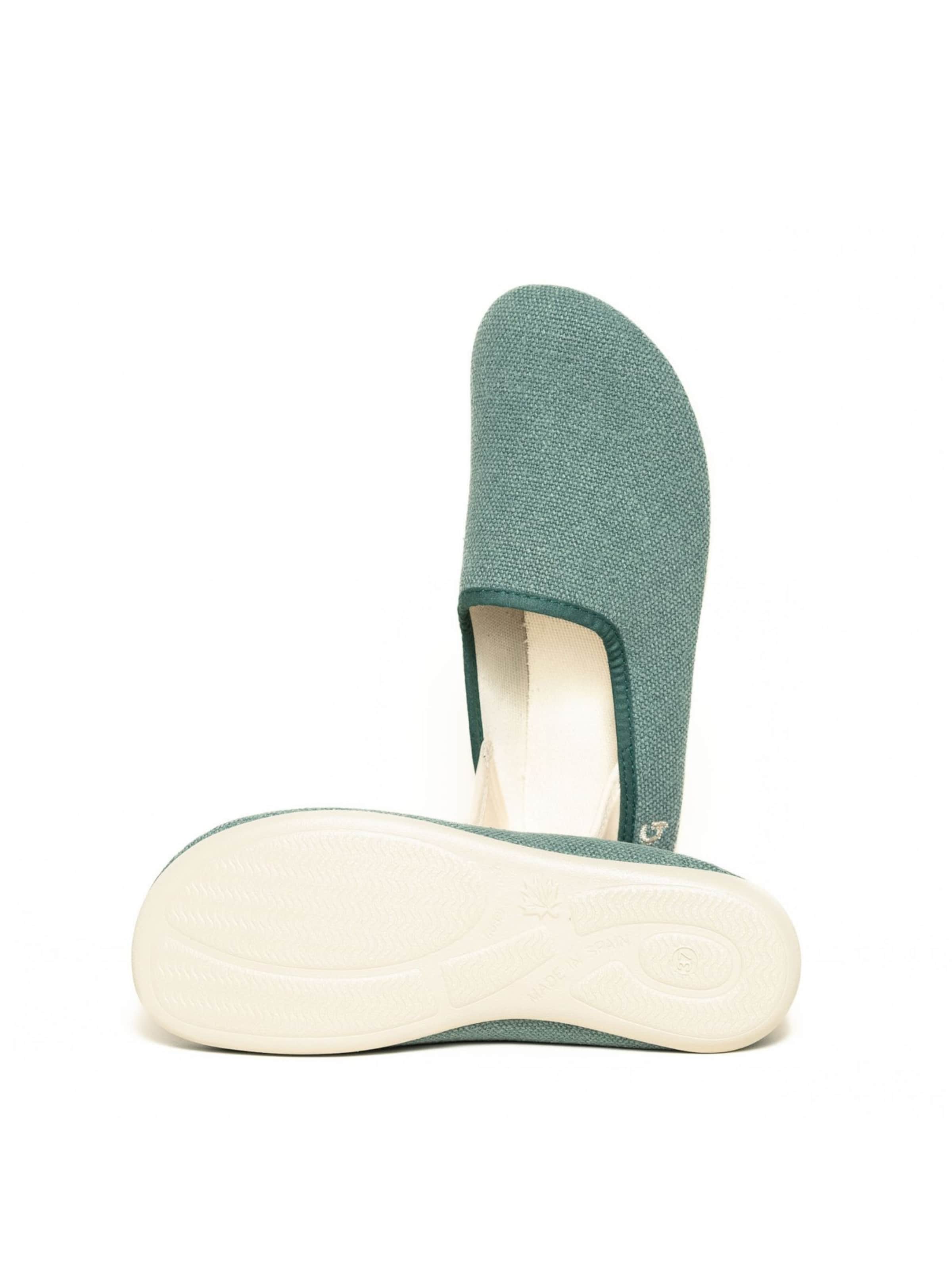 Gottstein Espadrilles 'Espadrille Linen Slip-On'‌‌‌‌‌‌‌ in Grün