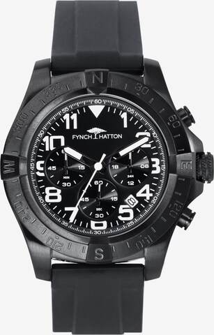 FYNCH-HATTON Analog Watch in Black: front