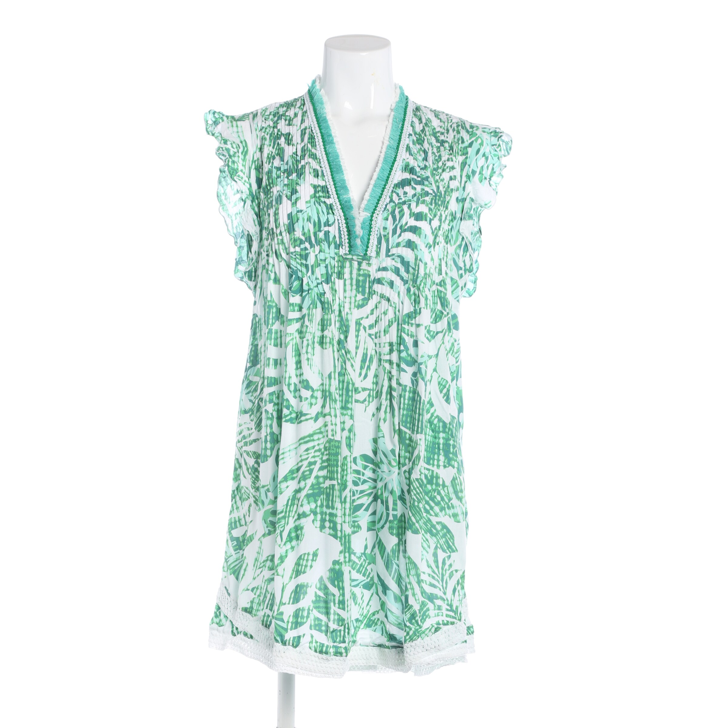 Poupette St Barth Kleid in L in grün, Produktansicht