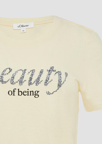 T-shirt s.Oliver en jaune