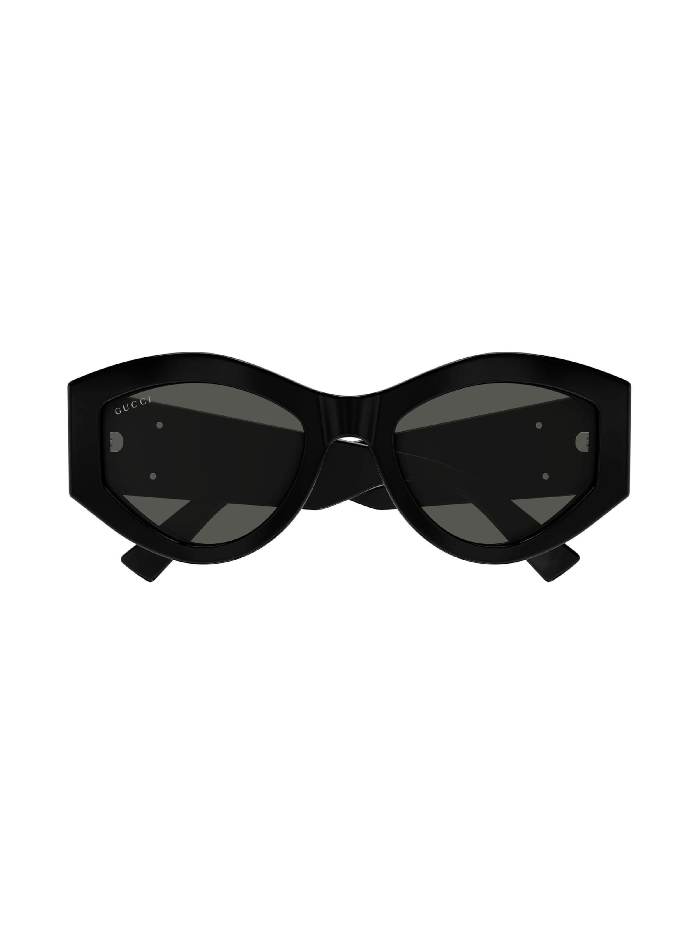 Occhiali da sole di Gucci in nero: frontale